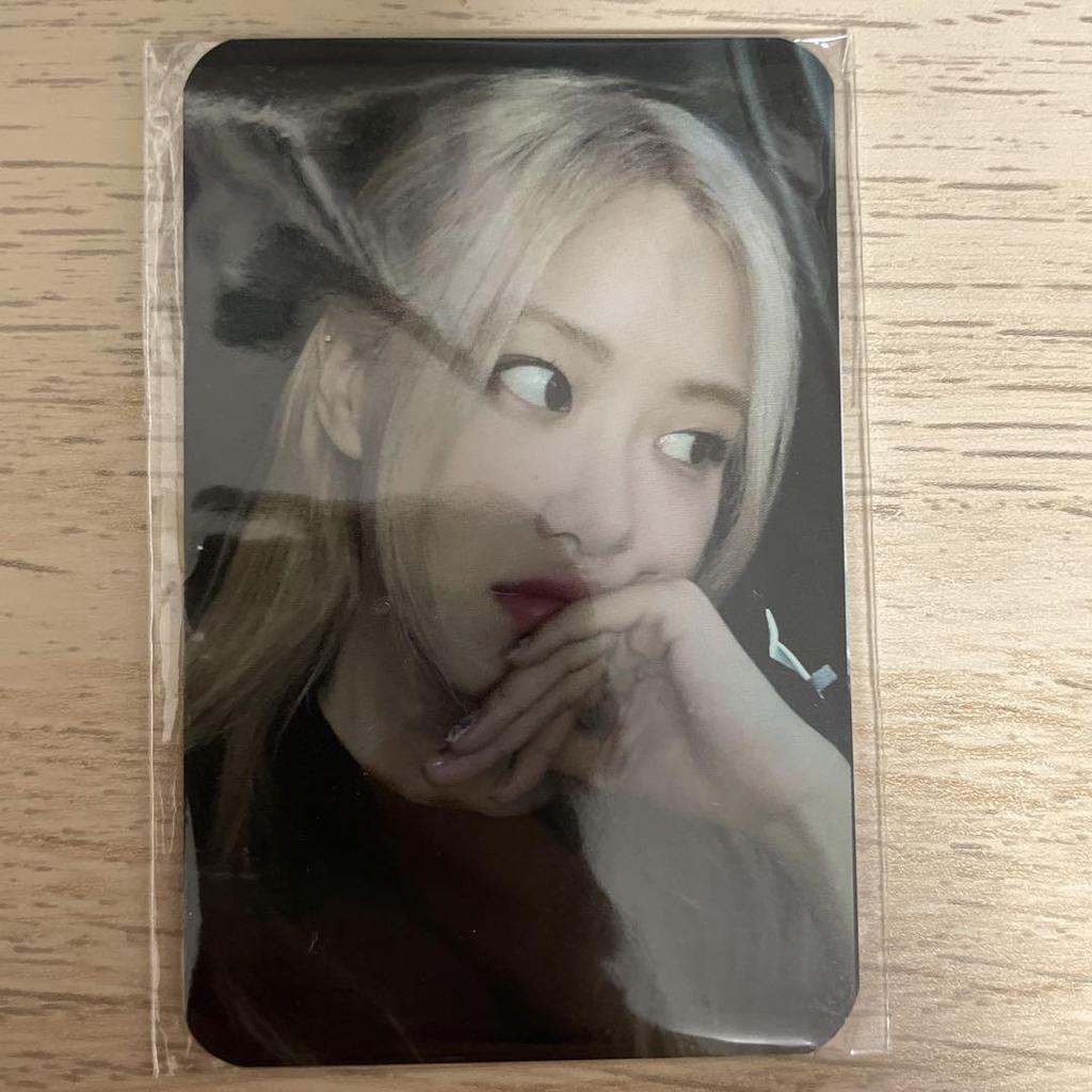 [USED] BLACKPINK ROSE Seoul Concert MD Bonus Trading Card