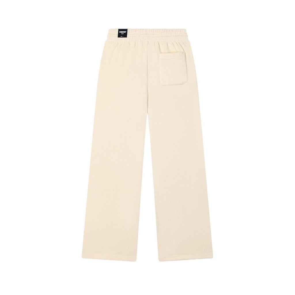 New FILA ORIGINALE Knitted Sweatpants Women's Heron White F71W449601F-WT