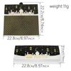 Set Of 50 Paper Cards for Festival Gatherings Eid Mubarak Money and Gifts Card Folding Cash Holders Greeting Envelope  White