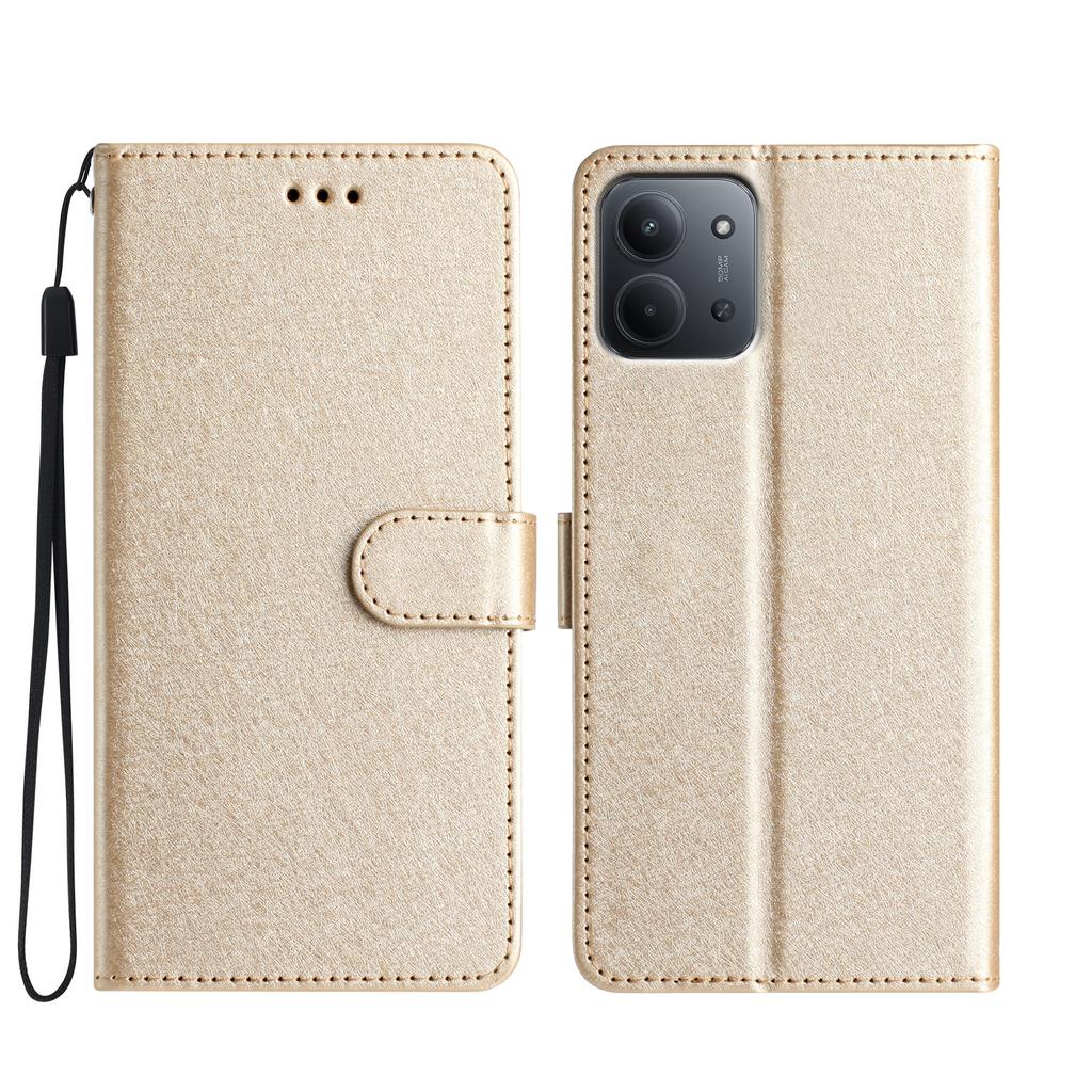 For Xiaomi Redmi 15C 4G (Global) (171mm) Wallet Case Leather Folio Phone Cover Magnetic Clasp