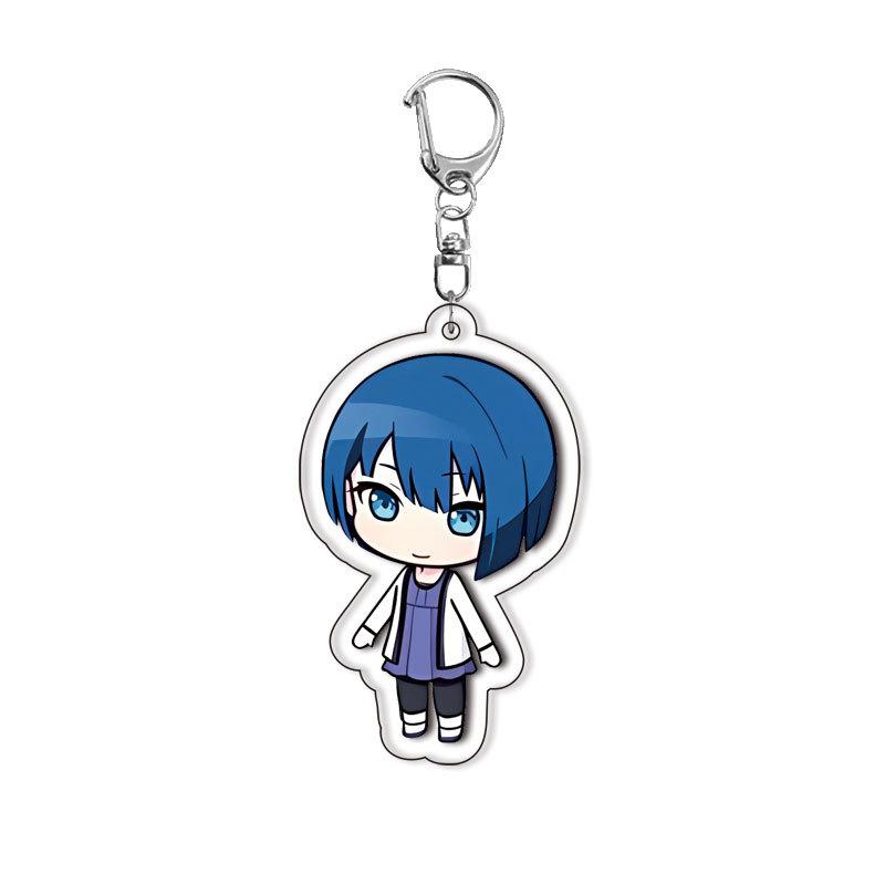 PJSK Kawaii Cute Anime Characters Acrylic Keychain Ornaments Girls Cartoon Backpack Charm Keyring Jewelry Accessories Gifts Toys
