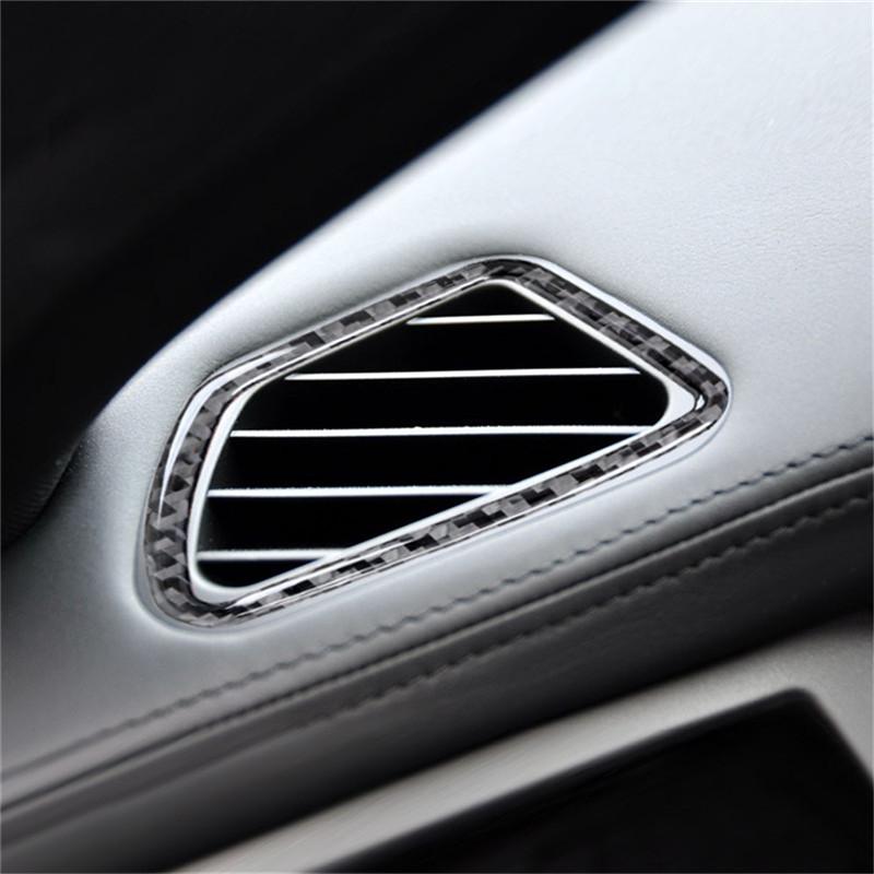 Carbon Fiber Car Interior Central Control Gear Shift Panel Trim Cover Stickers For BMW X5 E70 X6 E71 2008-2013 Car Accessories