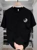Men Quality Cotton T Shirt Short Sleeve Crew Neck Casual Basic Tee Top Soft Breathable Fabric Summer Daily Wear Solid Color Comfortable Style