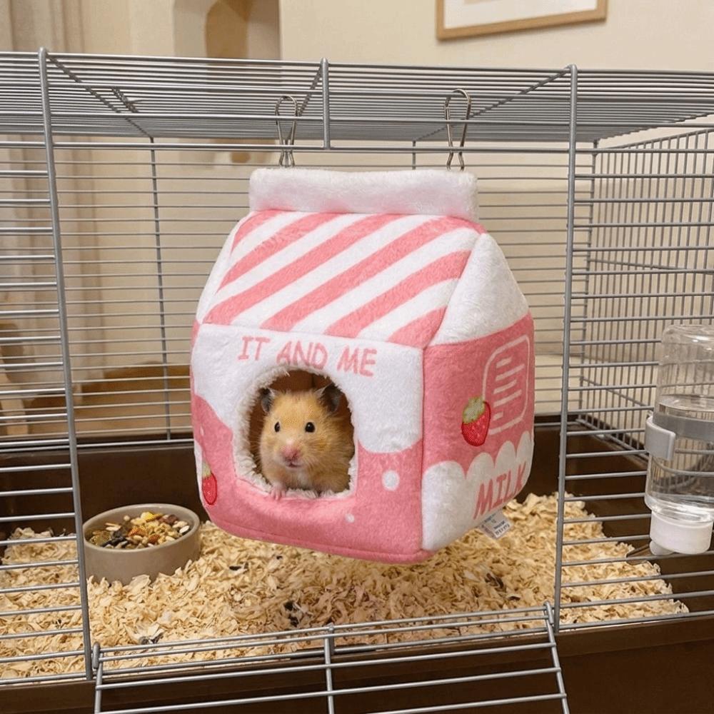 Thickened Hamster Cotton Nest Plush Pet Sleeping Nest Guinea Pig Bed Small Pet