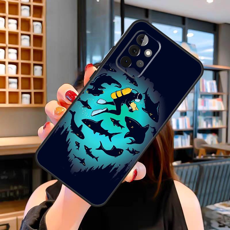 

Scuba Diving Diver Case For Samsung Galaxy A05 A16 A56 A36 A26 A54 A34 A14 A52 A32 A12 A13 A33 A53 A15 A35 A55 Samsung A73 5G
