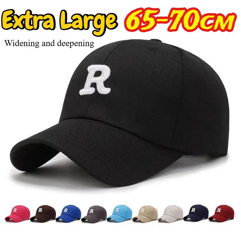 60-65cm 65-70cm Baseballová čepice pro velké hlavy pro muže Bavlna Venkovní Sport Snap Back Čepice Kšiltovky pro táty R Lette Velká velikost Prohloubená Trucker čepice