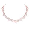 American Diamond AD with Colorful Crystal Necklace Jewellery Set for Women/Girls | Perfect for Weddings, Parties & Festive Occasions