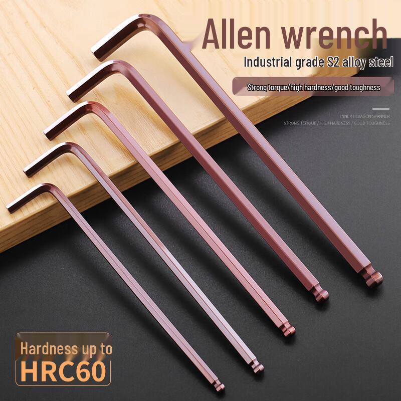 Extra Long Ball End Hex Key Set