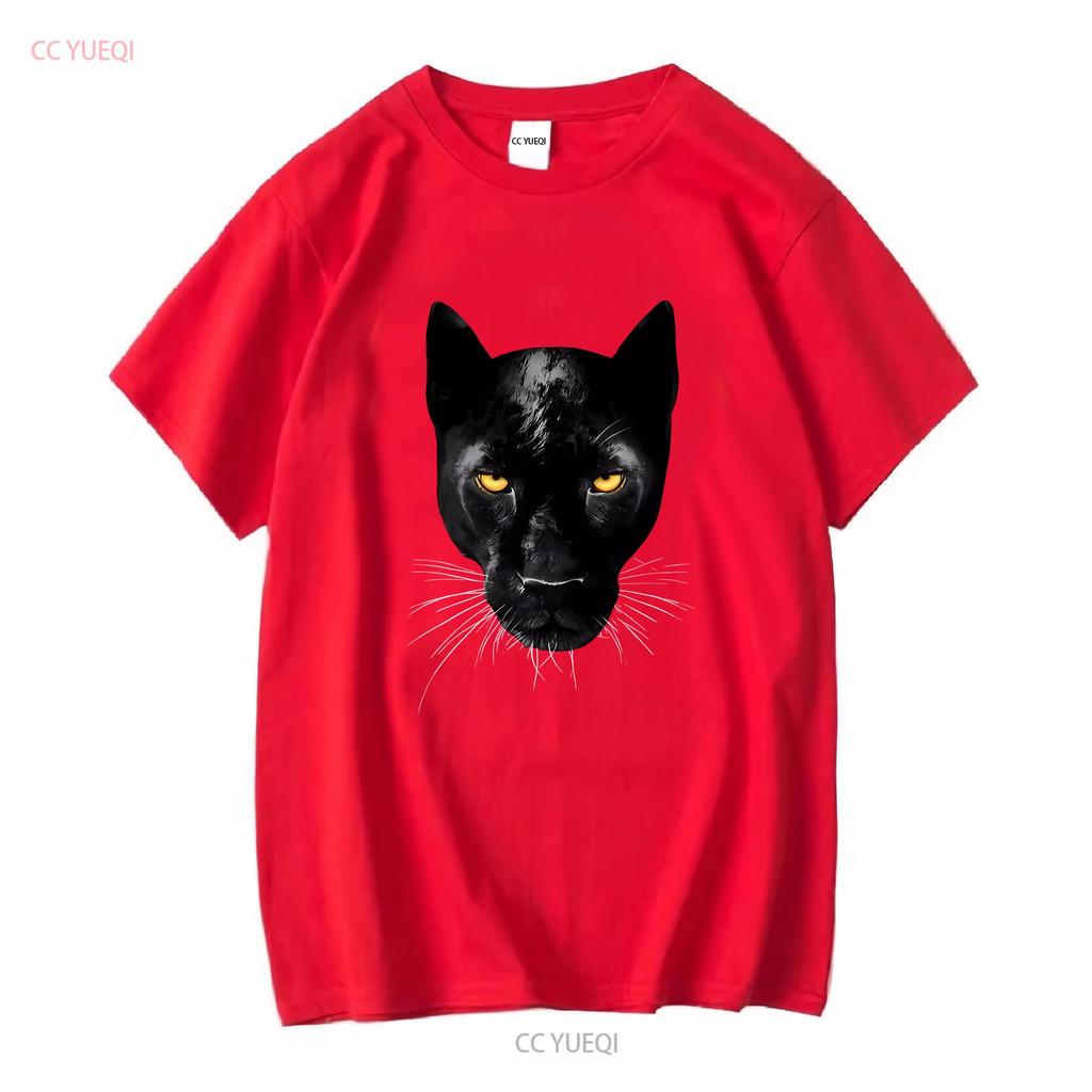 Tričko Pánská Móda Pantherův Pohled Streetwear Černé s dlouhým nebo krátkým rukávem vintage Prané Pružné Lehce Unisex móda