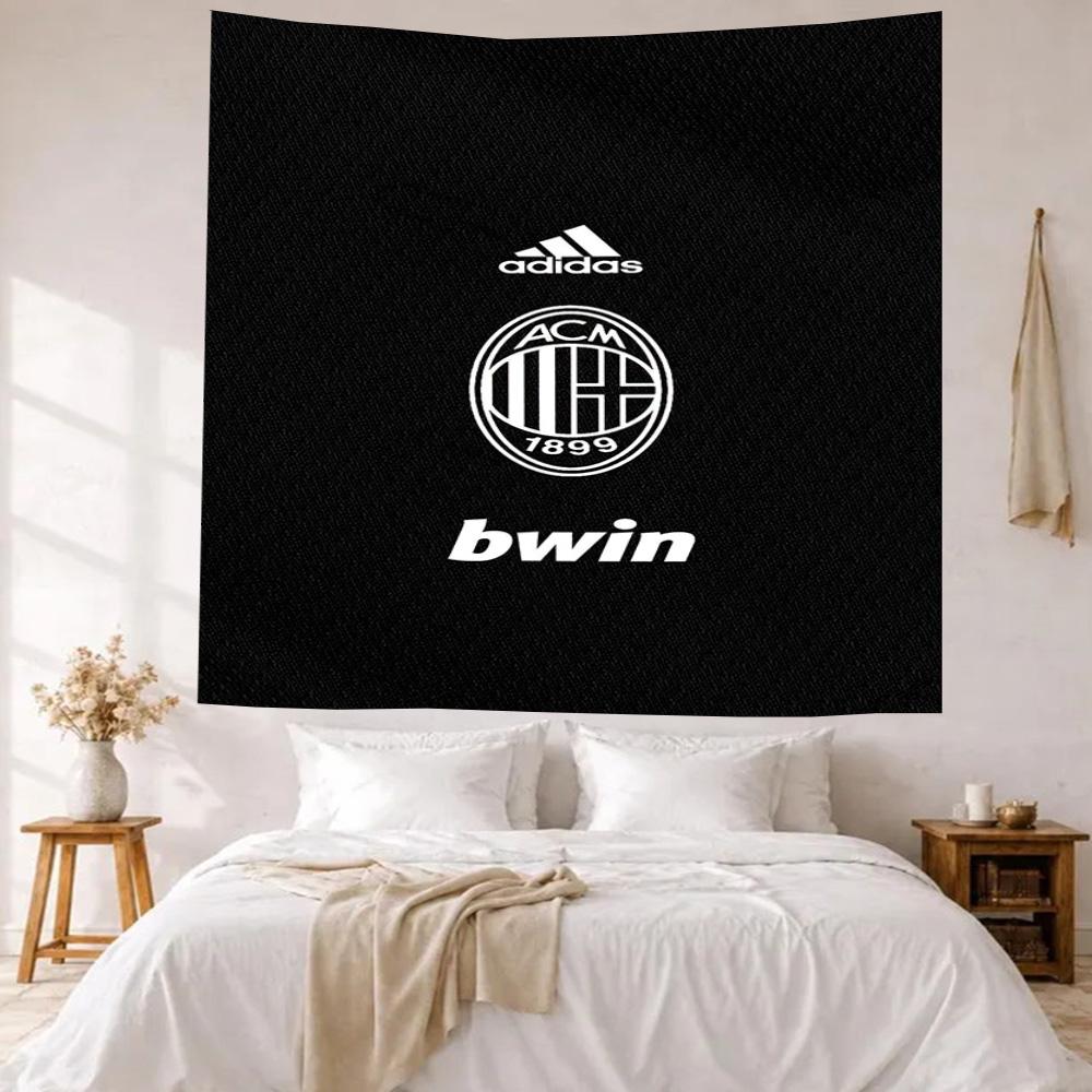 Ac Milan Wall Decor Tapestry Art For Pet Memorial Birthdaywedding Party Backdrop Family Gift