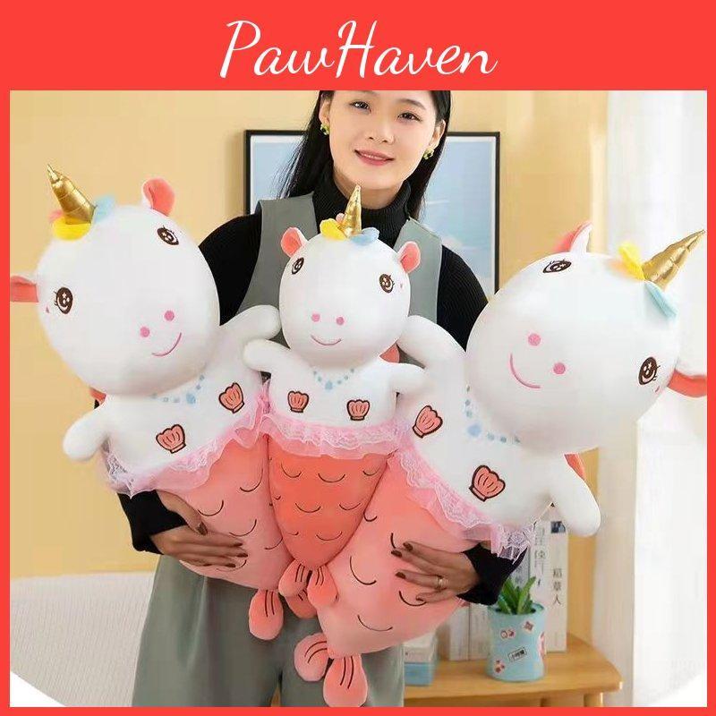 Plush Unicorn Mermaid Toy Doll Room Decoration Ornaments Child Christmas Gift