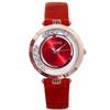 Women's Watch Fashion Rolling Diamond Decorated Watch Women Leather Band Quartz Analog Display Casual Banquet Business Women's Watch for Women