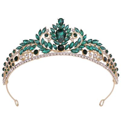 Legierung kristall braut schmuck kleine krone Barock Europäischen hochzeit dance leistung zubehör krone