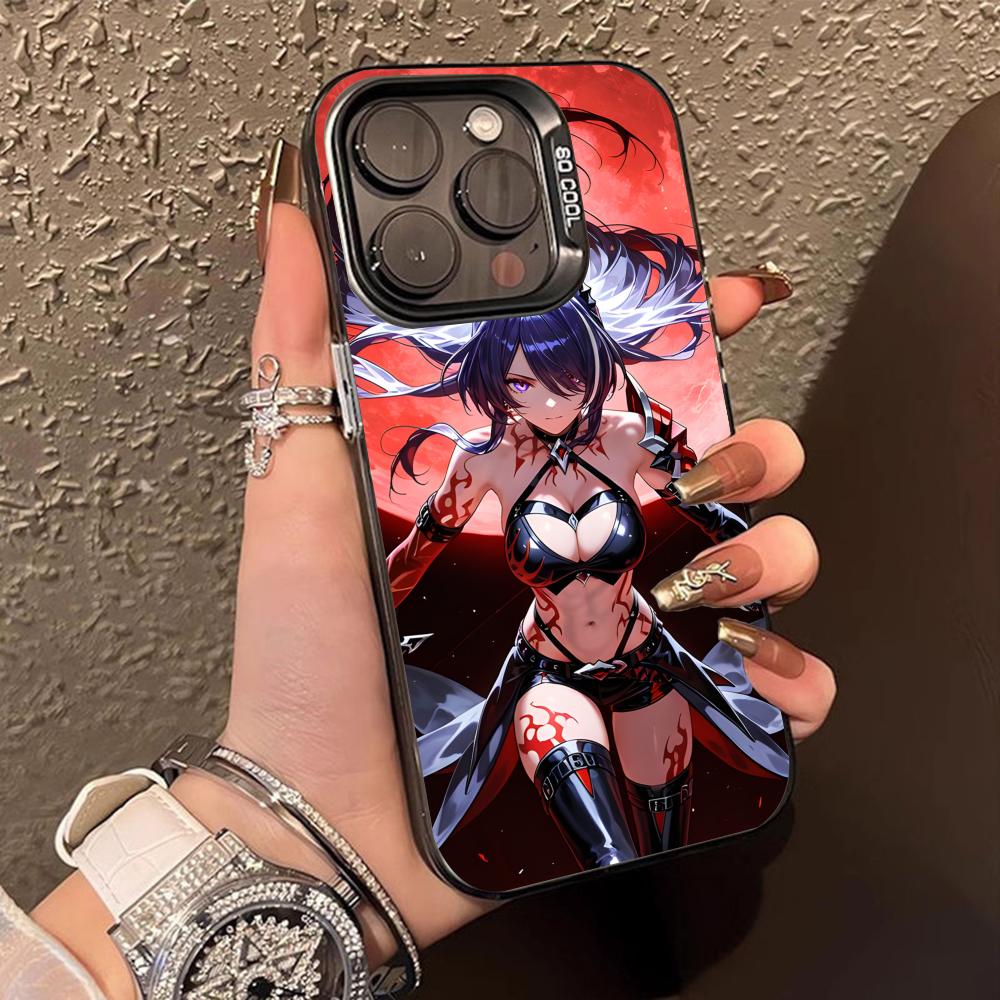 

HSR Acheron Translucent Mobile Phone Case for iPhone 17 16 15 14 13 12 11 X XR XS Air Pro Max Plus Colorful Cover iPhone X