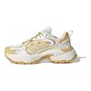 adidas Shadow Fever Fashion Slip Resistant Durable Low Top Dad Shoes Unisex Sneakers White Yellow JQ7623