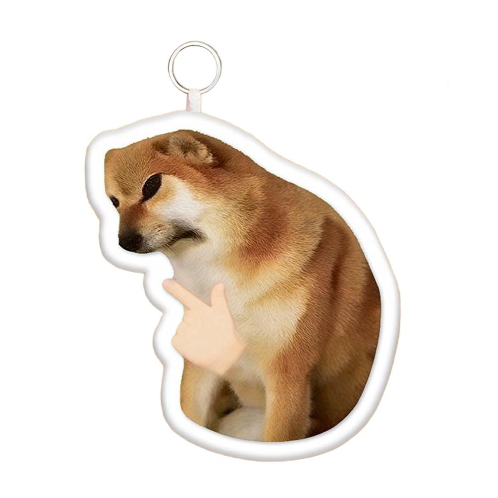 Sound Button Keychain Stress Relief Voice Toy Keyboard Fidget Keychain Stress Relief Clicker Toy Keycap Button Kids Adult Gift