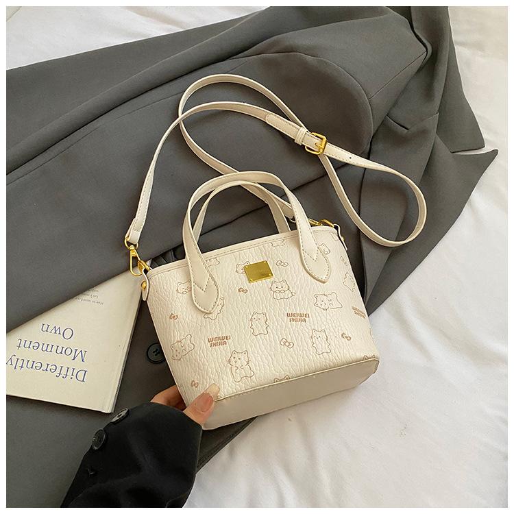Today's Popular Bags, New Autumn and Winter Texture Niche Shoulder Bags, Versatile Messenger Bucket Bags