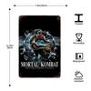 Mortal Kombat Iconic HD Plakat Plakat Vintage Tin Sign Metal Sign Dekoracyjna tabliczka do Pub Bar Man Cave Club Dekoracja ścienna