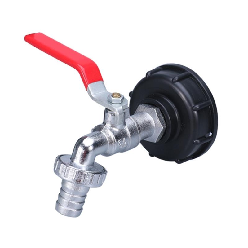 1/2" 3/4'' Leakproof Brass IBC Tank Fittings IBC Tank Adapter IBC Tank Valves for S60X6 Water Tank Tap Thread Connector