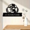 Metal Rooster Wall Art Black Rustic Home Decor Outdoor Garden Sign