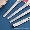 Hammer 304 stainless steel dessert spoon golden fruit fork Japanese ins hammer coffee spoon ice cream spoon cake fork