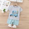 Kinder T-shirt met korte mouwen + shorts Set zomer