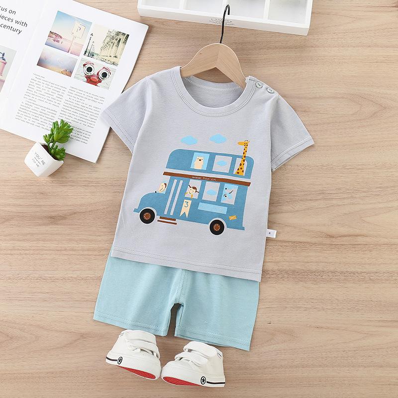 Kinder T-shirt met korte mouwen + shorts Set zomer