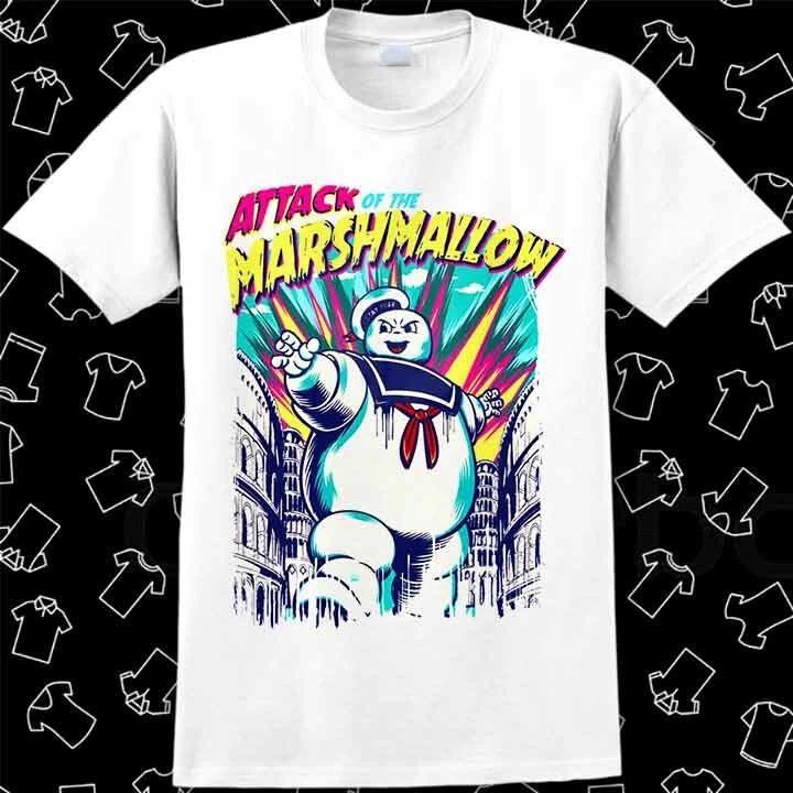 Stay Puft Ghostbusters Attack Of The Marshmallow T Shirt Meme Gift Best 999 S