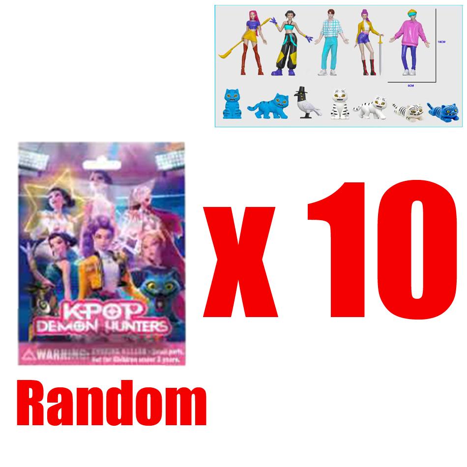 1-24 Stück/Set Kpop Dämonenjäger Actionfigur Spielzeug Derpys Tiger Rumi Mira Zoey Sussy Figur Puppe Fans Überraschungsgeschenk Blindbox