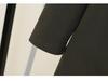 2023 Autumn Hooded Zipper Slit Dress for Women - Large Size, Slimming, Belly-Covering, Age-Reducing Style