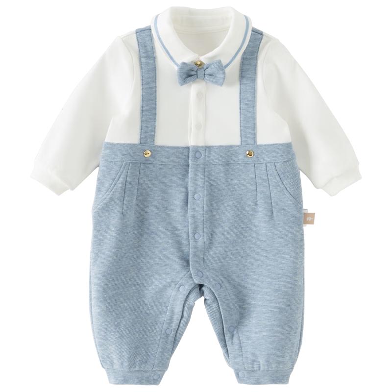 

DAVE&BELLA Baby Boy Faux Two-Piece Romper 66
