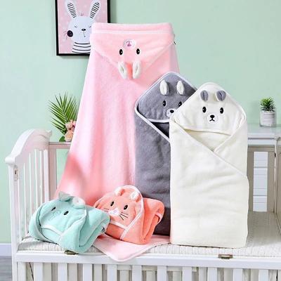 1~3 STÜCKE Cartoon Tier Baby Badetücher Weiches Neugeborenen Kapuzenhandtuch Decke Kleinkind Bademantel Warm Schlaf Pucktuch Jungen und Mädchen
