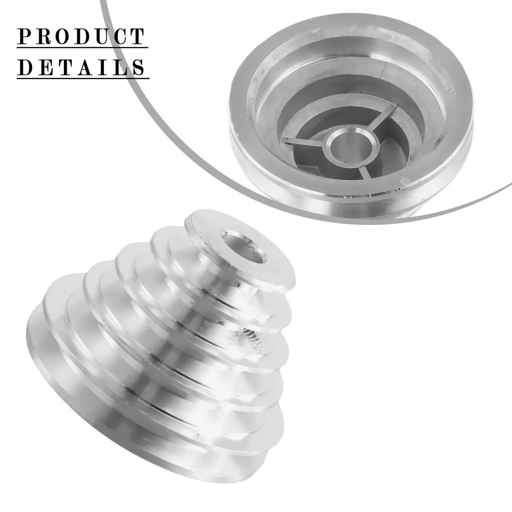 14+22mm Pagoda Pulley Wheel Aluminum Transmission Wheel For Benchtop Drill Press Aluminum Transmission Wheel