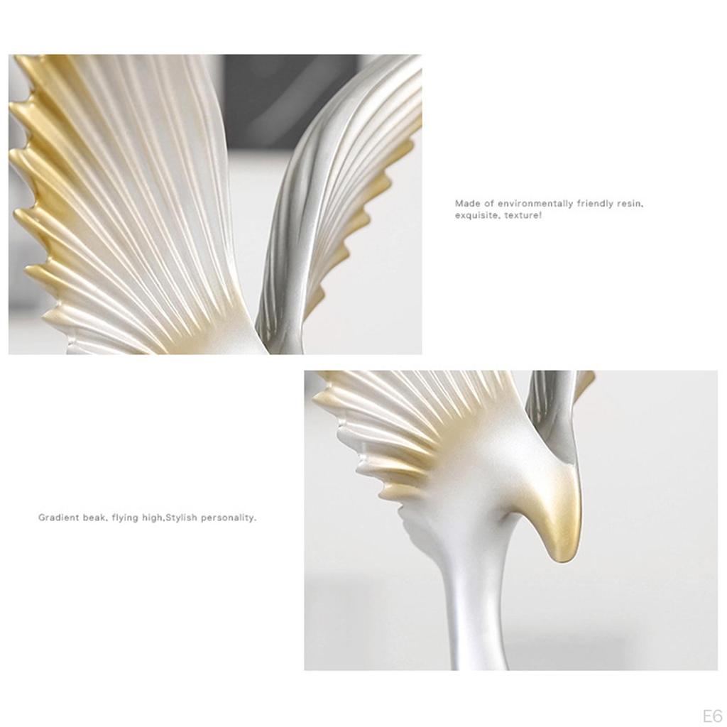 Figurine Sculptures Resin Statue Animal Desktop Cabinet for Outdoor Indoor Living Room Hotel Bedroom