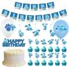 Vibrant Blue's Clues Kids Themed Birthday Party Decor Set With Happy Birthday Banner And Balloons