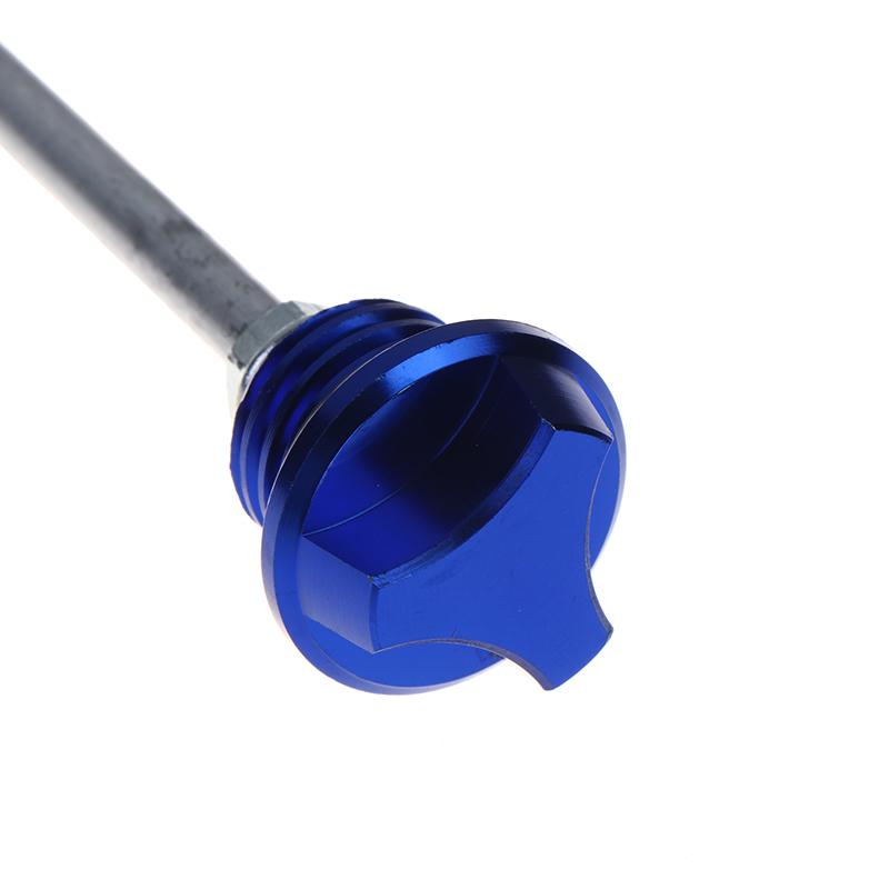 Motorcycle Engine Oil Dipstick Cap Plug Oil Level Dipstick Cnc Aluminum Engine Level Indicator Motorcycle Accessories