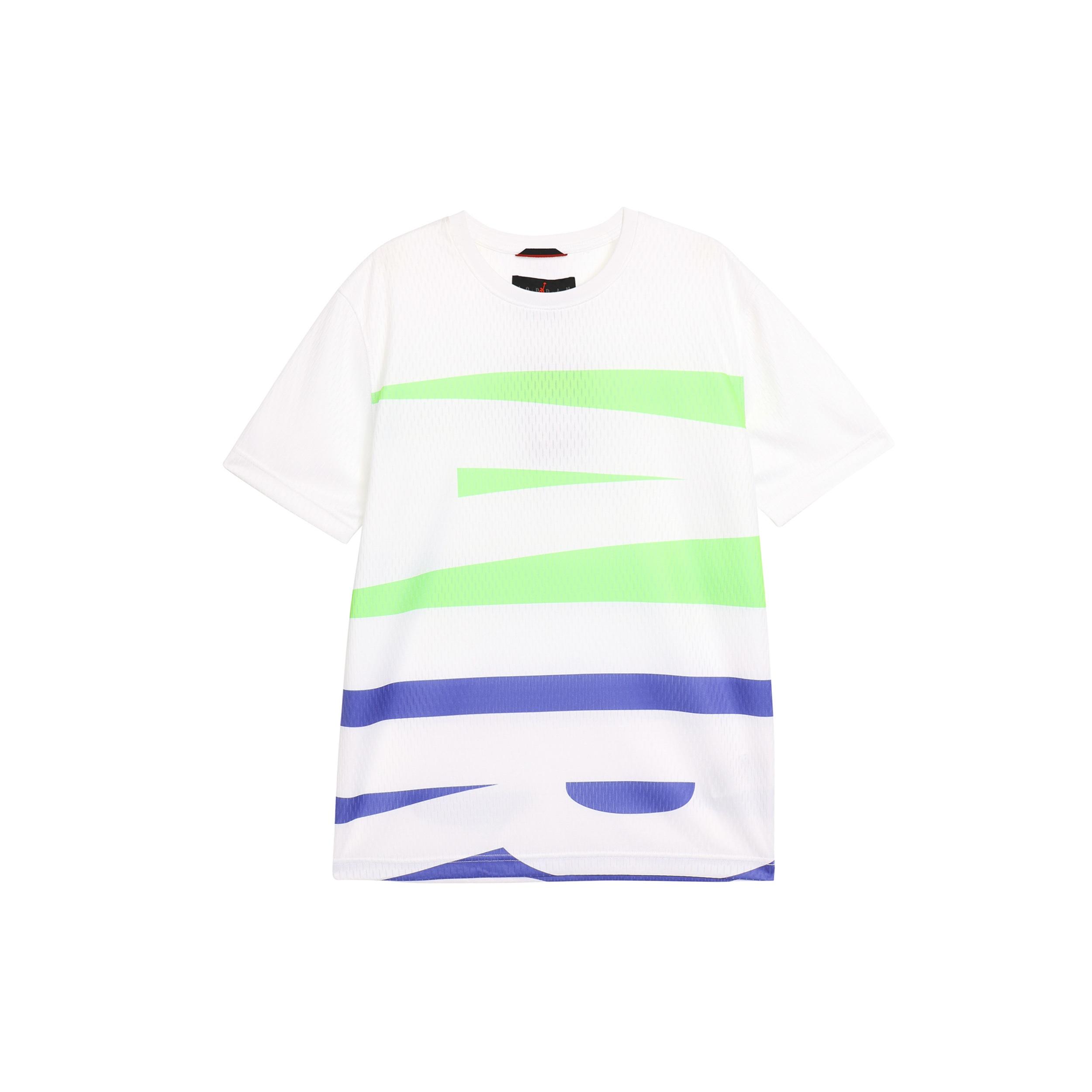 Men s Air Jordan WINGS Sports Tops T-Shirt White CK5633-100 L