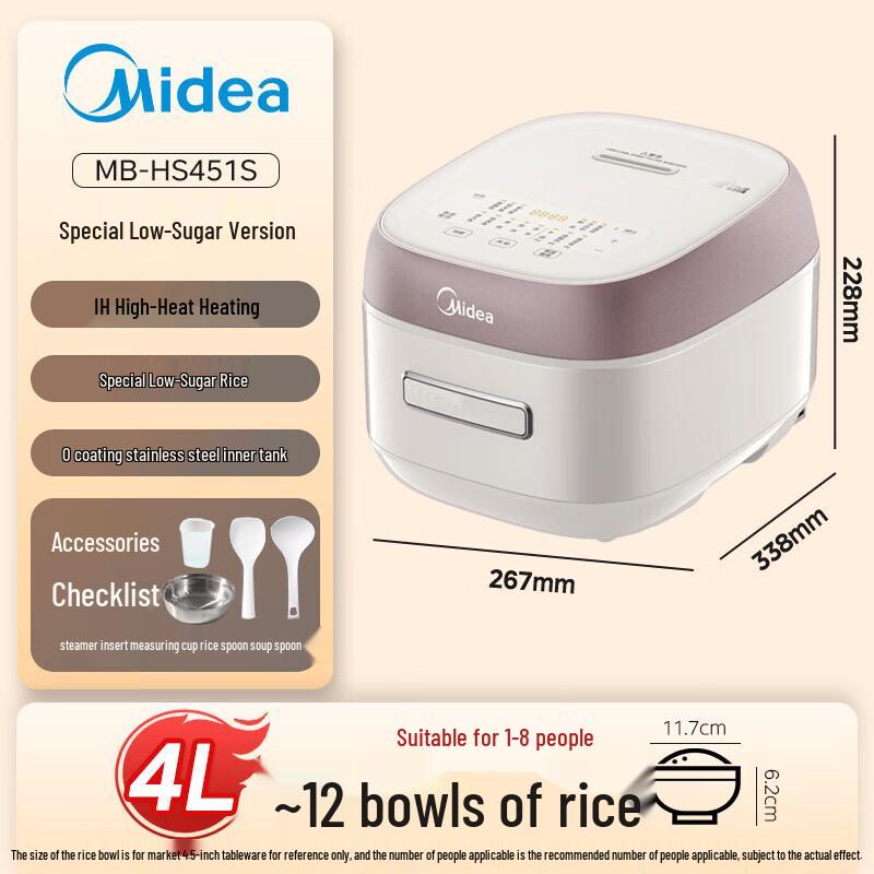 Midea Low-Sugar IH Rice Cooker