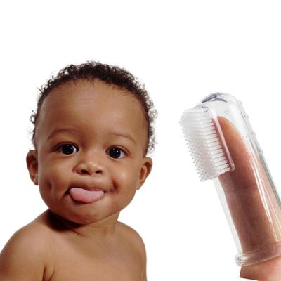 Soft Safe Silicone Baby Finger Toothbrush Children Baby Training Teether Teething Newborn Brush Tool