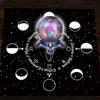 60x60cm Tarot Card Tablecloth Flannel Geometric Figure Divination Altar Cloth Board Game Oracles Card Pad Runes Support