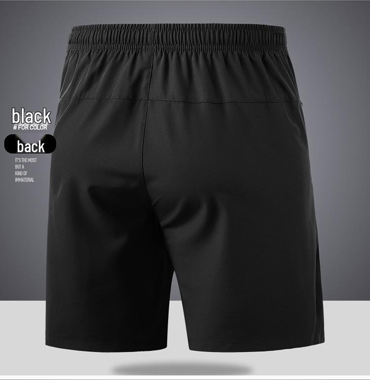 Men's Quick-Drying Elastic Fitness Shorts - Casual Outdoor Running & Training 5-Point Pants, Plus Size.