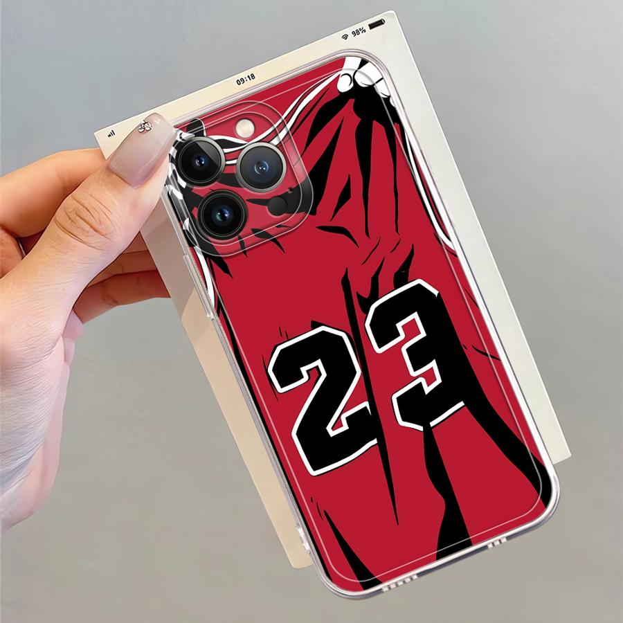 Weiche Handyhülle für iPhone 7 8 XR 12 Mini 16 15 14 Plus 13 12 11 Pro MAX 16e Basketballspieler Cool