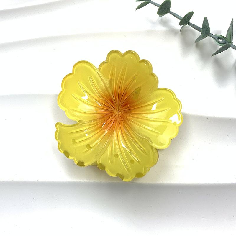 8 cm Curly Flower Claw Hair Clip Women's Head Shark Clip Hair Accessory for N25609