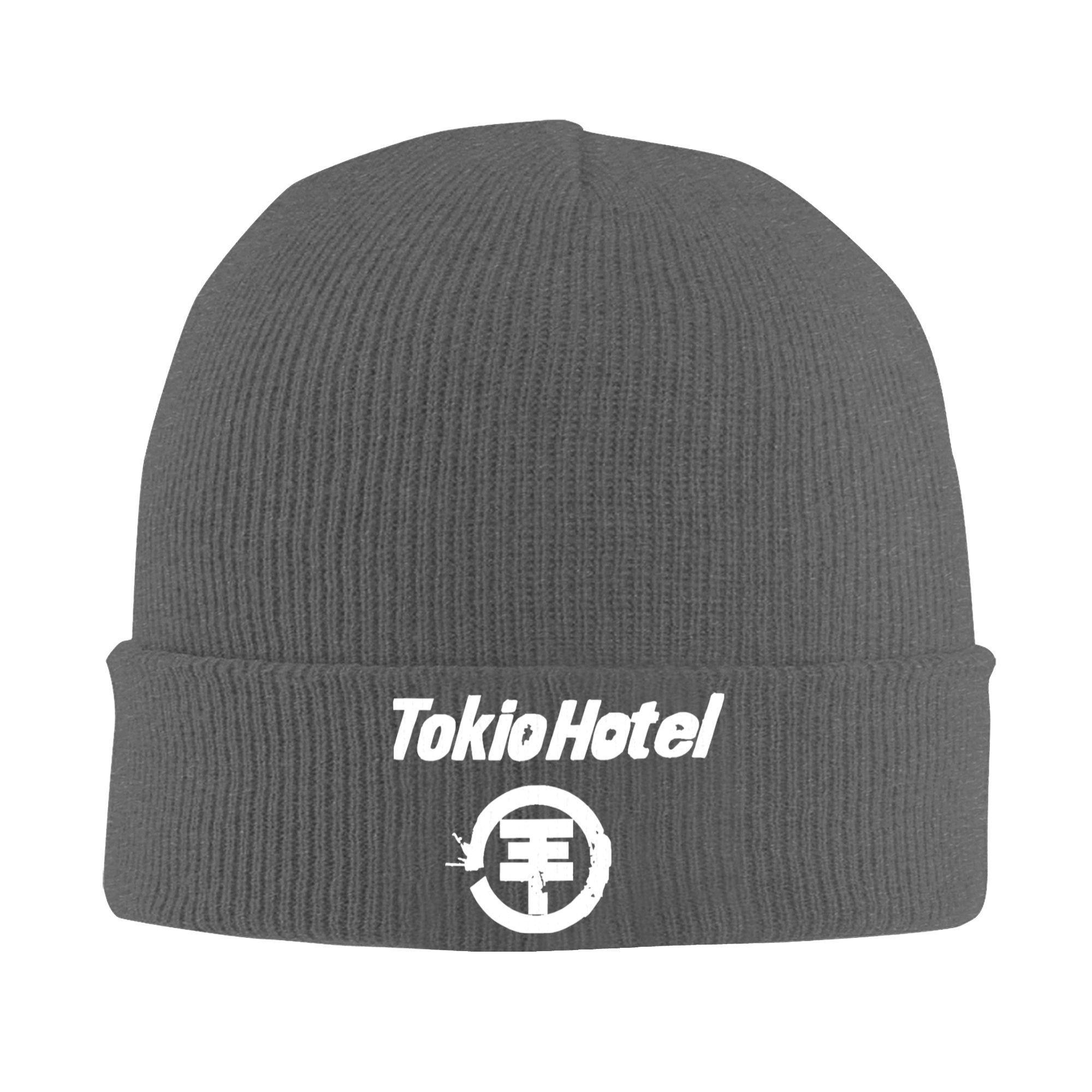 

Rock Tokio Hotel logo Accessories Winter Beanie For Unisex Knitted Skull Cap Bonnet Knit Hat
