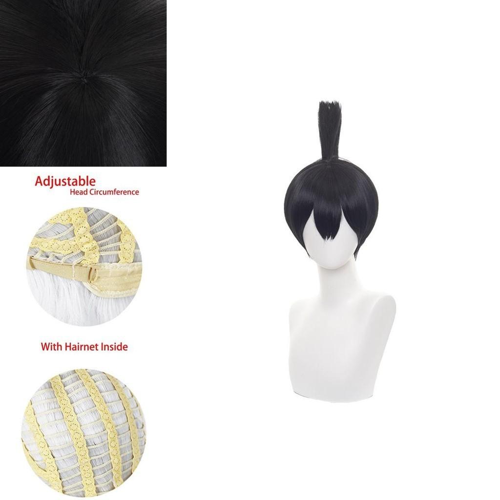 Hayakawa Aki Cosplay Wig Heat-resistant Synthetic Silk Fiber Natural Scalp
