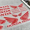 AAADK1 Stickers Moto Sticker Auto Body Bumper For Honda Windows Motorcycle Helmet Laptop Walls Vinyl Decal Car Tuning