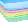 5Pcs Storage Trays Vibrant Color Easy To Clean Stackable Multipurpose Space-Saving Design Reusable Paint Trays