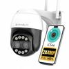 Zewnętrzna Obrotowa Kamera Ip 2W1 8X Zoom 2X 4Mpx Wifi 2K