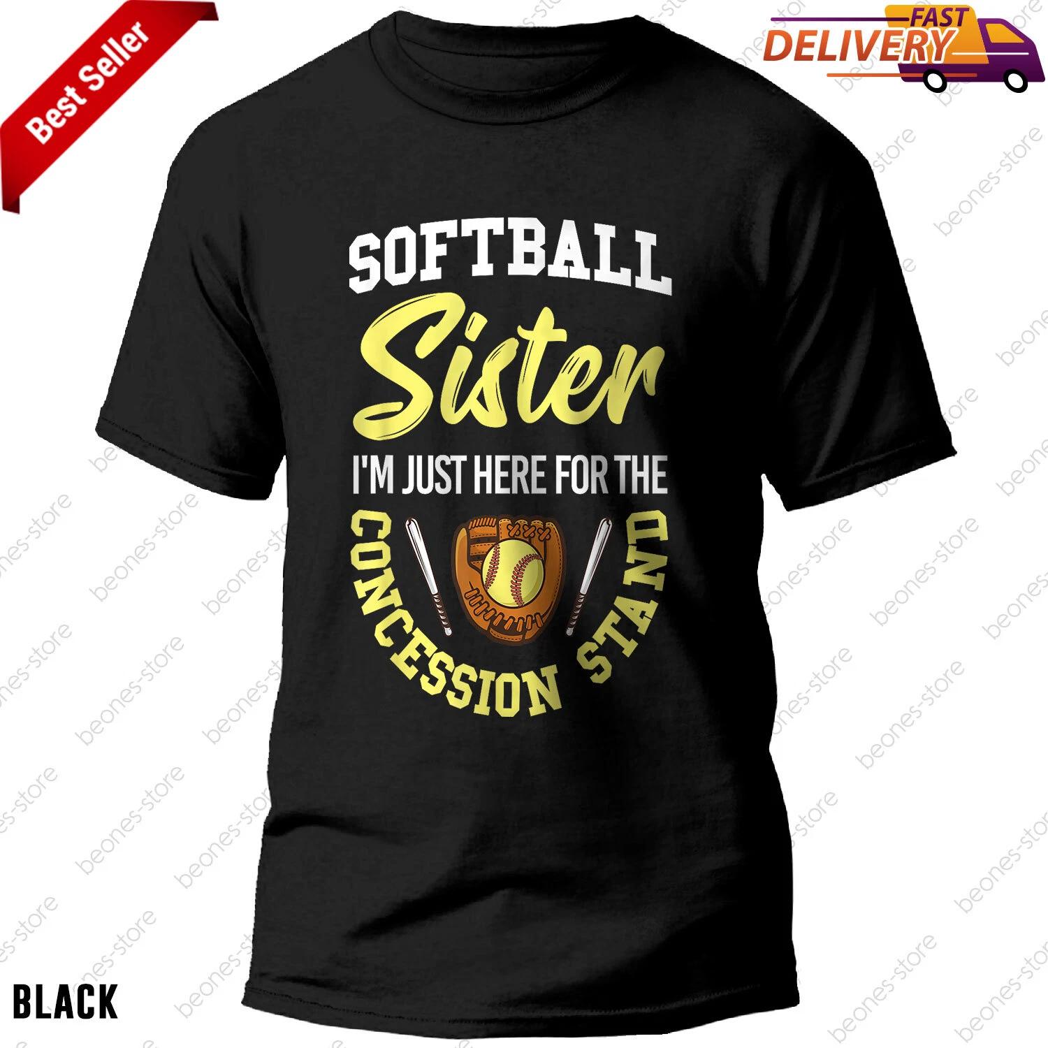 Funny Softball Softball Player Gifts - Softball Sister T-shirt, Gift For Women S