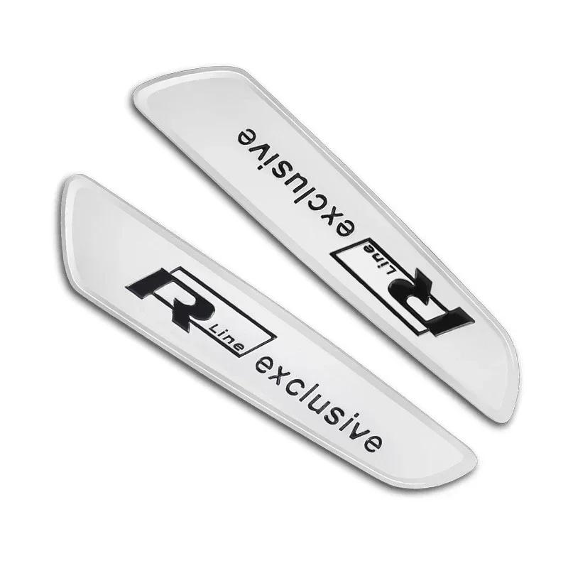 

2026 Hot Sticker Metal for Volkswagen VW R Line 4MOTION Logo Passat Tiguan Polo Golf Touran Jetta Car Door Panel Sticker Fender